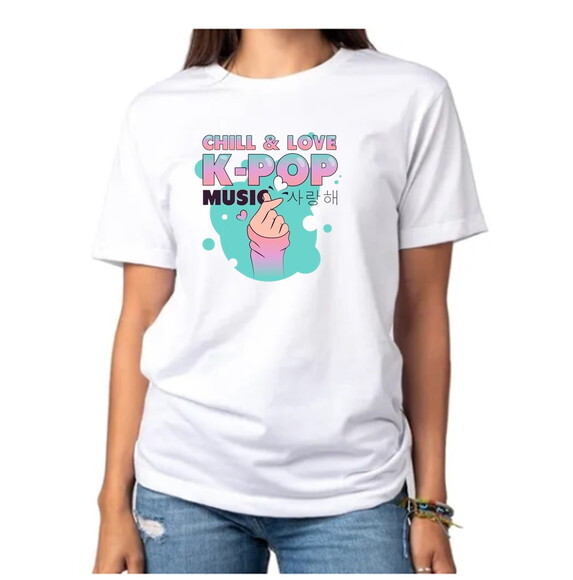 Camisa Bts Army para Meninas