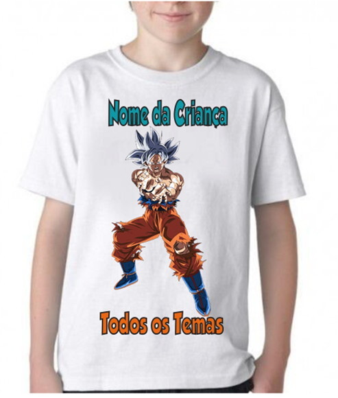 Camisa Camiseta Infantil Dragon Ball Promoção