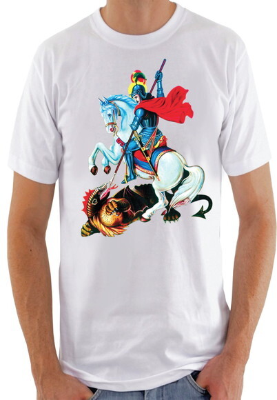 camisa camiseta são jorge e o dragão