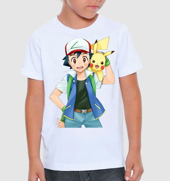 Camisa Infantil Aniversario Pokemon Inserimos Nome