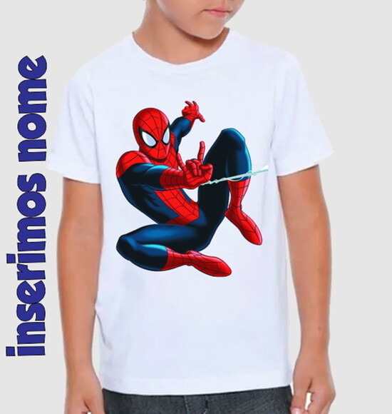 Camisa Infantil Homem Aranha