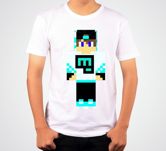 Camisa Infantil Minecraft