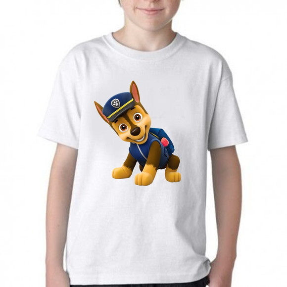 Camisa Infantil Patrulha Canina Chase