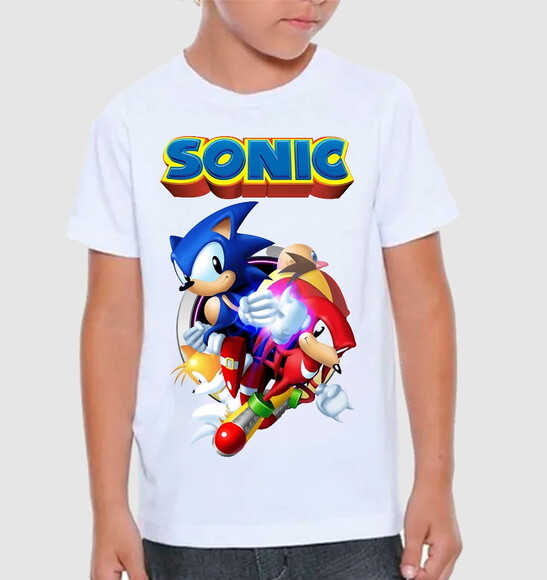 Camisa Infantil Sonic Turma
