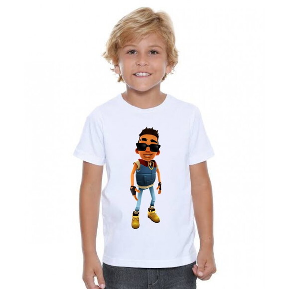 Camisa Infantil Subway Surfers Presente