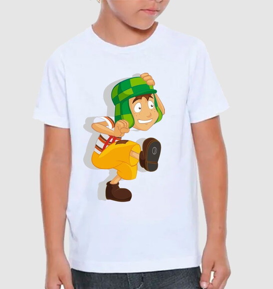 Camisa Infantil Super Mario com Nome da Criança