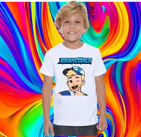 Camisa para Aniversario Tema Brancoala
