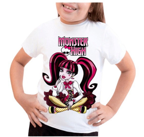 Camisa para Meninas Monster High