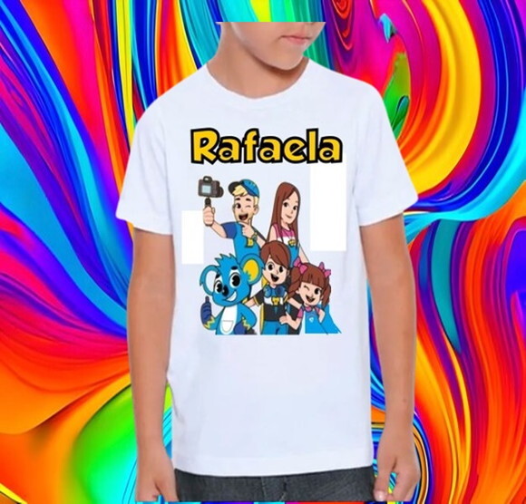Camisa Unissex com Nome da Criança Brancoala e Familia