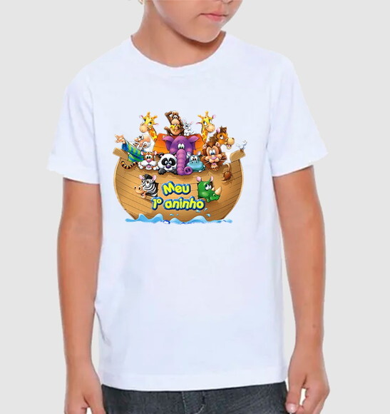 Camiseta Aniversario Tema Arca de Noe