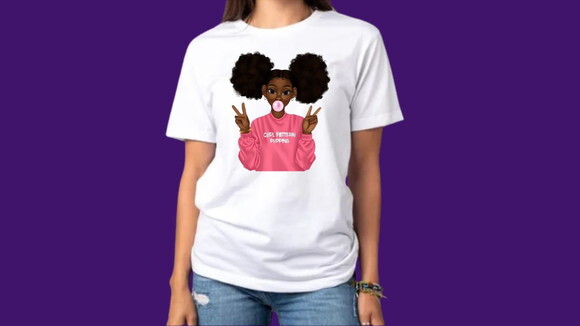 Camiseta Branca Estampada