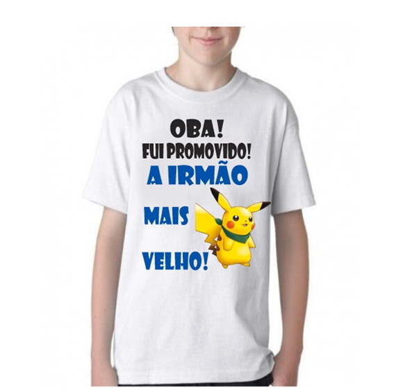 Camiseta Camisa Promovido Irmão Mais Velho