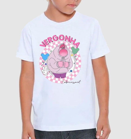 Camiseta Divertidamente Vergonha