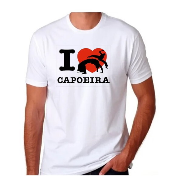 Camiseta Eu Amo Capoeira