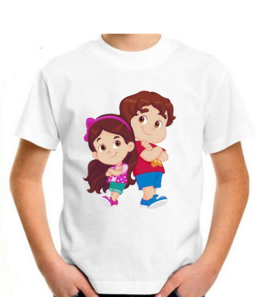 Camiseta Infantiil Maria Clara e Jp Aniversario
