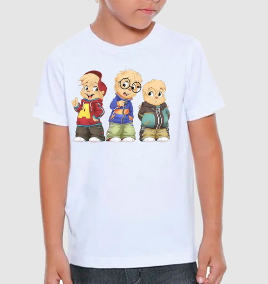Camiseta Infantil Alvim e os Esquilos Promoção