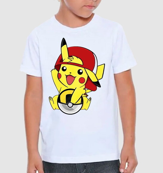 Camiseta Infantil Aniversario Pokemon