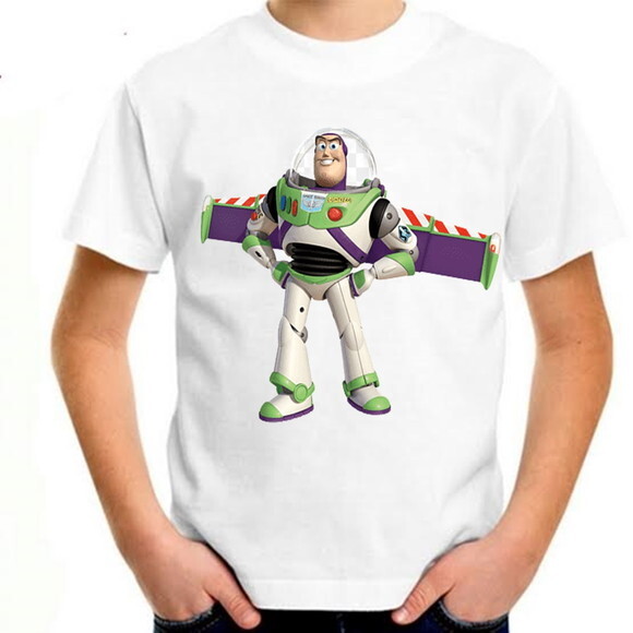 Camiseta Infantil Buzz Lightyear