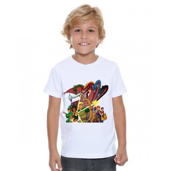 Camiseta Infantil Caverna do Dragão