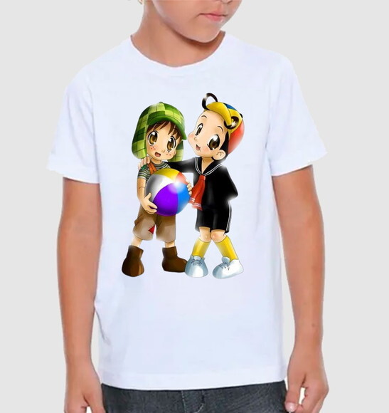 Camiseta Infantil Chaves e Kiko