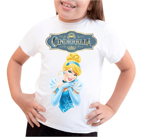 Camiseta Infantil Cinderela