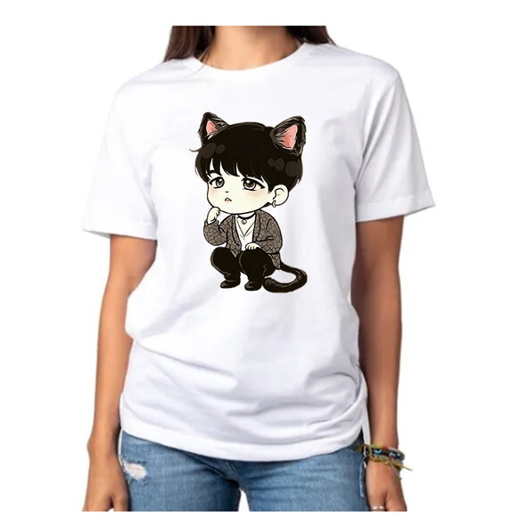 Camiseta Infantil e Adolescente Army Bts