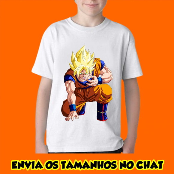 Camiseta Infantil Dragon Ball Promoção