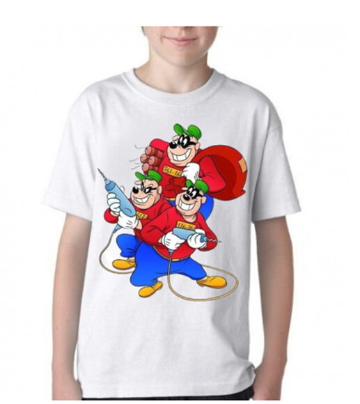 Camiseta Infantil Irmãos Metralha