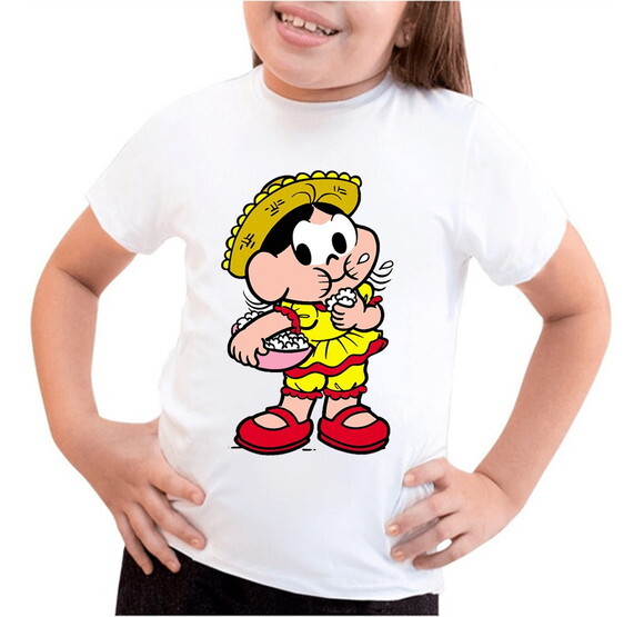 Camiseta Infantil Magali Festa Junina