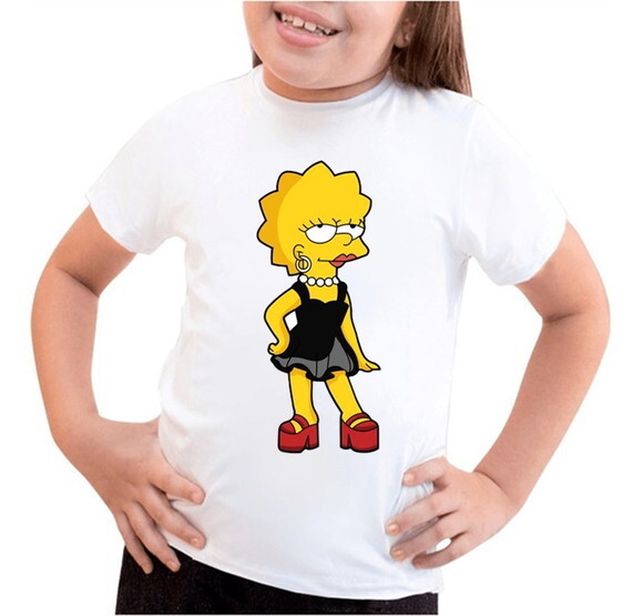 Camiseta Infantil Menina Lisa Simpson