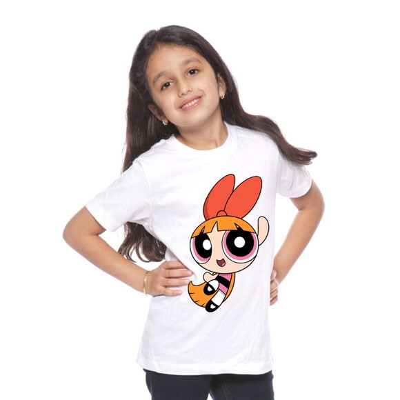 Camiseta Infantil Meninas Super Poderosa Florzinha