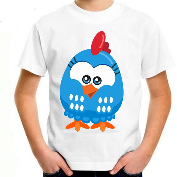 Camiseta Infantil Mini Galinha Pintadinha