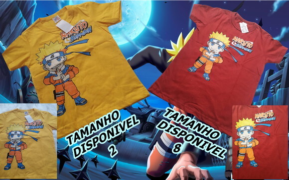 Camiseta Infantil Naruto