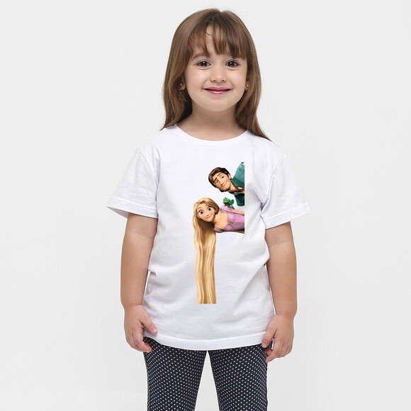 Camiseta Infantil Para Menina