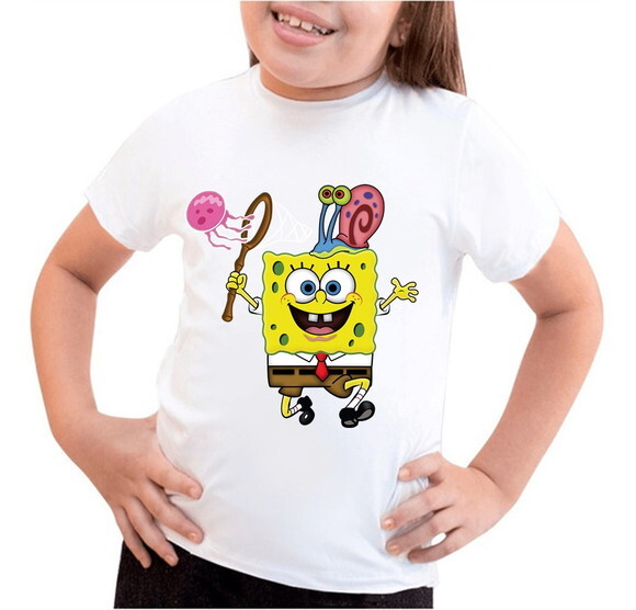 Camiseta Infantil para Menina Bob Esponja