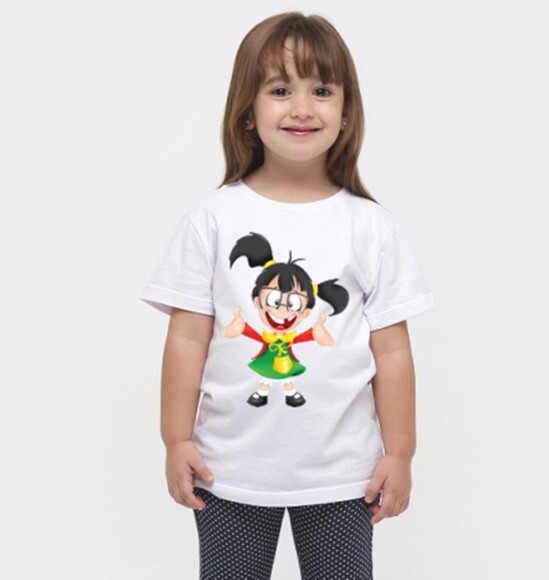 Camiseta Infantil Para Menina Chiquinha Do Chaves