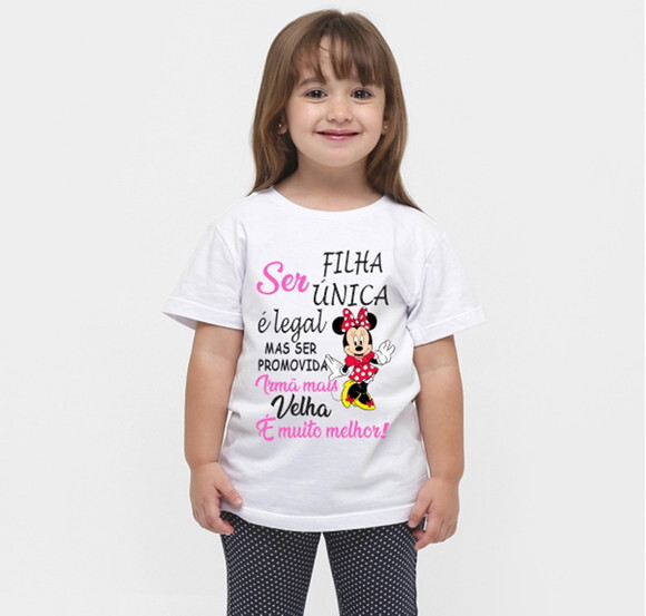 CAMISETA INFANTIL PARA MENINAS