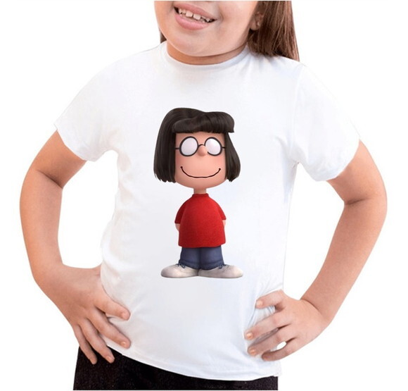 Camiseta Infantil para Meninas Snoopy