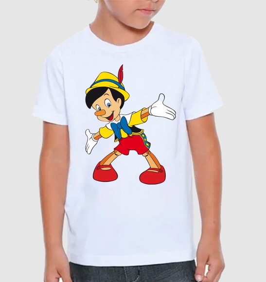 Camiseta Infantil Pinocchio