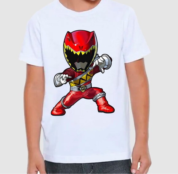 Camiseta Infantil Power Ranger