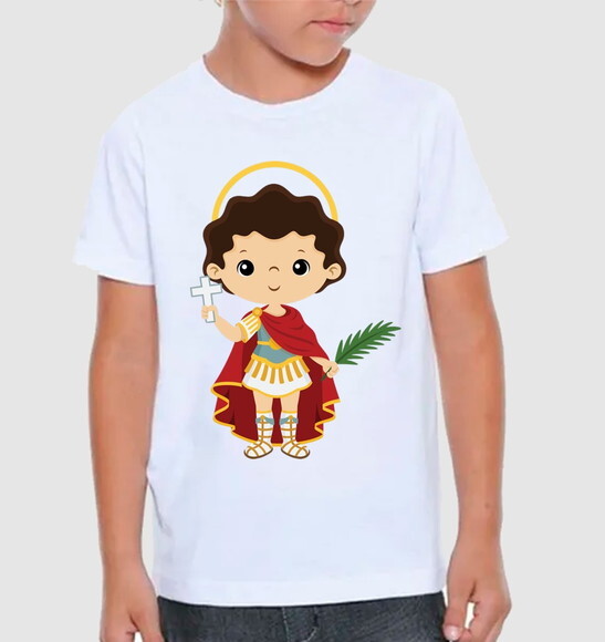 Camiseta Infantil Religião Santo Expedito