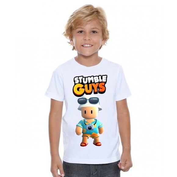 Camiseta Infantil Stumble Guys Turista