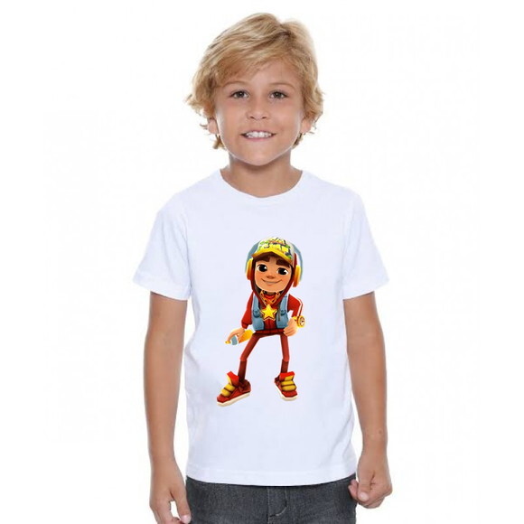 Camiseta Infantil Subway Surfers Promoção