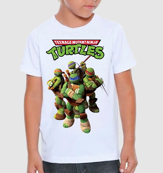 Camiseta Infantil Tartaruga Ninja Envio Rapido