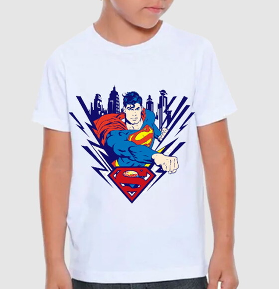 Camiseta Infantil Super Man