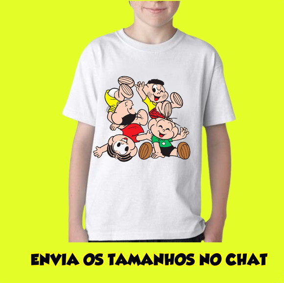 Camiseta Infantil Turma da Minica Promoção Envio Rapido