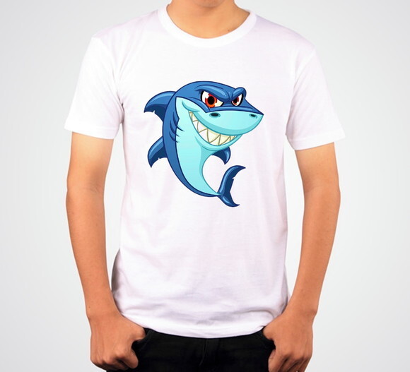 Camiseta Infantil Tubarão