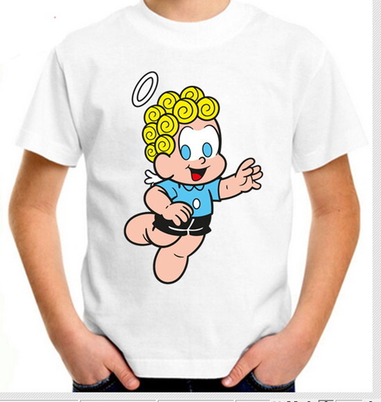 Camiseta Infantil Turma da Monica Anjinho