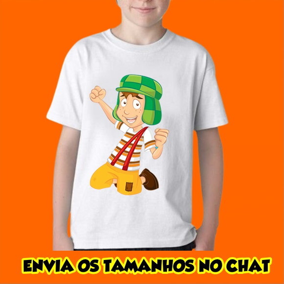 Camiseta Infantil Turma do Chaves Promoção