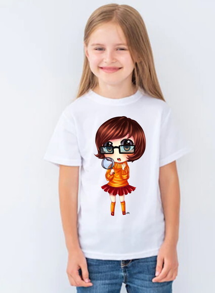 Camiseta Infantil Velma Scooby Doo